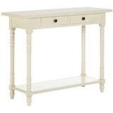 Premier Housewares Slonokoščena stranska mizica iz masivnega bora 35x96 cm Heritage – Cene