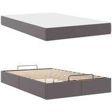  Konstrukcija postelje z vzmetnico Siva 120 x 190 cm Umetna koža, (5000069780) | Shoptok.si