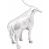  Skulptura bika Srebrno 20 x 17 x 23 cm Aluminij | shoptok.hr