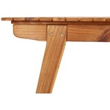  Vrtni stol 200 x 90 x 75 cm od masivnog bagremovog drva | shoptok.hr