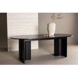 Vind Collection Vind Tyresö ovalni blagovaonski stol 220 × 100 cm, crni | shoptok.hr