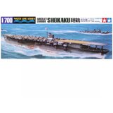 Tamiya model kit battleship - 1:700 jpn shokaku aircraft carrier water line series cene