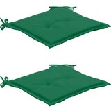  Jastuci za vrtne stolice 2 kom zeleni 50x50x3 cm tkanina Oxford Cijene