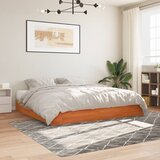 Maison Chic Posteljni okvir - Dvoposteljna postelja - Zakonska postelja brez vzmetnice vošč. rjav 180x200 cm borovina-J4551, (21762176) | Shoptok.si