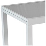Gardenson Raztegljiva Vrtna Miza Ambia, Steklo, Aluminij, 160-220x90 | Shoptok.si