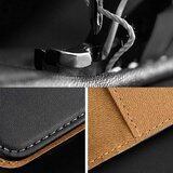 NIKCORP Preklopni etui za Samsung Galaxy A72, usnjena denarnica s prostorom za kartice, funkcijo stojala in magnetom, črne barve, (5000139035) | Shoptok.si
