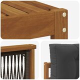 Set vanjskih sofa 6 kom. Prirodna i antracit | shoptok.hr
