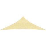  Senčno jadro 160 g/m² bež 4x4x5,8 m HDPE, (20609261) | Shoptok.si