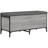  Klupa za cipele siva boja hrasta 102x42x45 cm konstruirano drvo | shoptok.hr