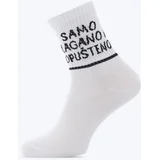 Ženske čarape Samo lagano i opušteno 3741 W, Bele