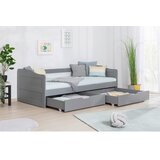 MID.YOU Postelja S Predalom Nelly, Bor, Siva, Masivna | Shoptok.si