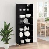  Highboard Crni hrast 69,5 x 32,5 x 180 cm Konstruirano drvo | shoptok.hr