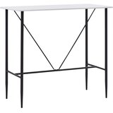  Barski stol bijeli 120 x 60 x 110 cm MDF | shoptok.hr