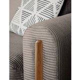 ELTAP Svjetlo smeđa sklopiva/s prostorom za odlaganje sofa od samta 244 cm Arcadova – | shoptok.hr
