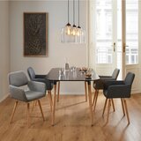 Bessagi Home Esstisch In Schwarz Ca. 160x90 Cm 'anuk' | Shoptok.si