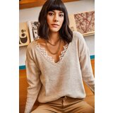 Olalook Blouse - Beige - Relaxed fit | shoptok.hr