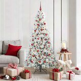  Umjetno božićno drvce s nogom s stalakom Bijelo 180 cm PE i PVC | shoptok.hr