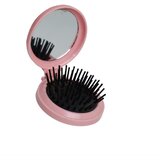 INF Kompakten zložljiv čopič z zračno blazino in ogledalom Pink, (5000290795) Cene