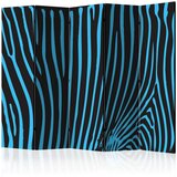  Paravan u 5 dijelova - Zebra pattern (turquoise) II [Room Dividers] 225x172 Cijene