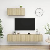vidaXL TV omarice 3 kosi sonoma hrast iverna plošča Cene