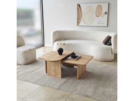 Set stočića za kafu Paris Bronze Sapphire Hrast