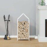  Stalak za drva bijeli 40x25x90 cm hladno valjani čelik | shoptok.hr