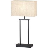 Fischer & Honsel Črno-bež namizna svetilka s tekstilnim senčilom (višina 52 cm) Ann – | Shoptok.si