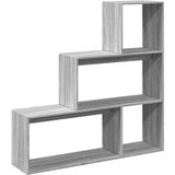 vidaXL Pregrada / regal za knjige 3 razina sonoma 123x29x123 cm drveni | shoptok.hr