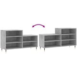 vidaXL ormarić za cipele boja betona 102x36x60 cm konstruirano drvo | shoptok.hr