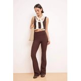 TRENDYOLMILLA ženske pantalone Twoss26Pl00077, braon-braon | Eponuda.com