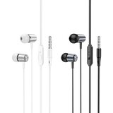 Hoco M108 žičane slušalice 3,5 mm Jack sive boje | shoptok.hr