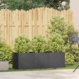 vidaXL Sadilica crna 120x40x40 cm od hladno valjanog čelika | shoptok.hr