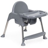 ECO TOYS hranilica za bebe 2U1 sa postoljem i pojasevima gray ecotoys | ePonuda.com