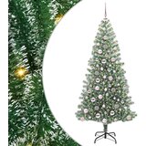 vidaXL Umjetno božično drevo s snežno obloženimi vejicami in LED lučko | Shoptok.si