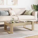  Stolić s beskonačnim LED svjetlima boja hrasta 90x53x30 cm | shoptok.hr