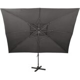  Konzolni vrtni suncobran s dvostrukim vrhom antracit boje 400x300 cm | Eponuda.com