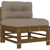  Srednja sofa od masivne borovine s jastucima boja meda | shoptok.hr