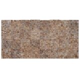  Zidna Ploča 11 kom. Prirodna 30 x 30 x 2 cm - Bijela | shoptok.hr