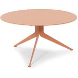 Spinder Design Rožnato-oranžna kovinska okrogla mizica ø 78 cm Daley – Cene