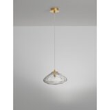 Nova Luce Medeninasta steklena viseča svetilka ø 26 cm King – | Shoptok.si
