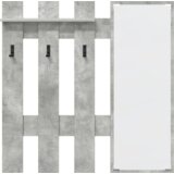  Vješalica za kapute na zidu Betonska siva 100 x 10 x 100 cm | shoptok.hr