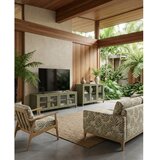 Marckeric Zelena vitrina od masivnog bora 142x80x40 cm Alessandra – | shoptok.hr