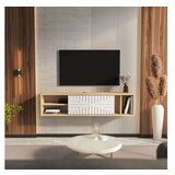 Hanah home tv polica teo floating sapphire oak white | ePonuda.com
