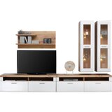 Mömax tv-element auris, bela, barva hrasta | Shoptok.si