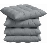  Jastučići za sjedenje 4 pcs Svijetlo siva 40 x 40 x 6 cm | Eponuda.com