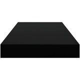  Plutajuće zidne police 4 kom crne 50 x 23 x 3,8 cm MDF | shoptok.hr