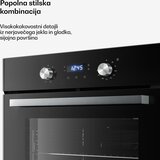 Klarstein Ugradbena pećnica Verosteel | 60 cm | 67 litara | energetska klasa A | 3220 W | srebrna | shoptok.hr