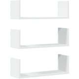 Maison Chic 3 kosi Stenske Police - Viseče police bela 58x18x18 cm iverna plošča, (21794133) | Shoptok.si