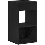  Noćni ormarići s ladicom 2 kom crni hrast 35x34x66,5 cm | shoptok.hr