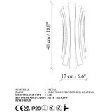 Opviq Zidna lampa Linea-15442, Zlatna boja | Eponuda.ba